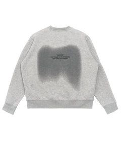 Ash Gray Spray Print Sweatshirt